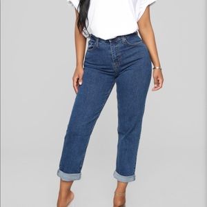 Fashion Nova Got It From Your Mama-Dark Denim